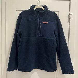 ⭐️ Vineyard Vines: Navy Sherpa Pullover ⭐️